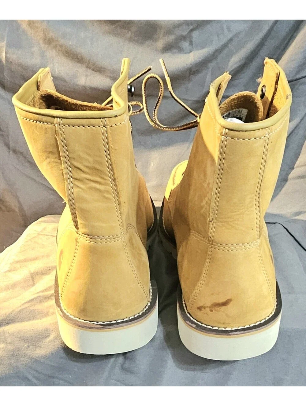 Mens Classic CARHARTT 6-Inch Moc Toe Wedge BOOTS SIZE 14 NEW